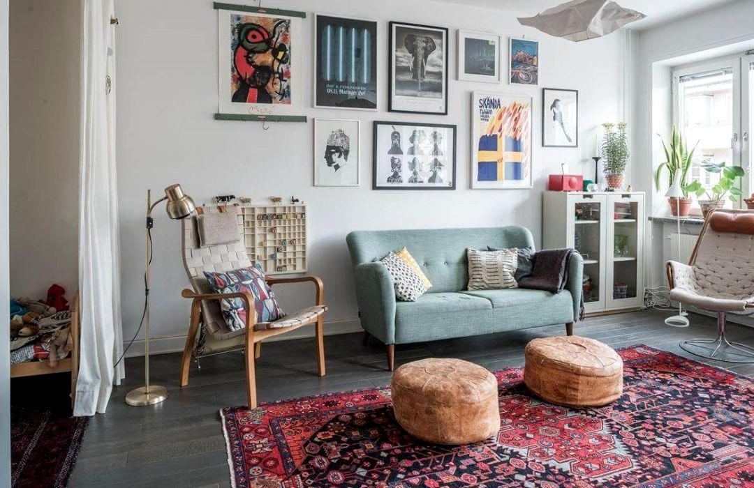 Nội thất cũ kỹ trong thiết kế homestay phong cách Vintage